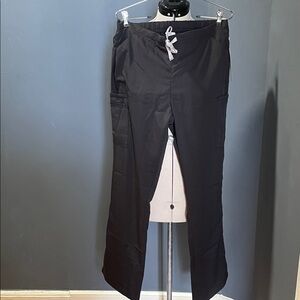 WonderWink Women’s Black Scrubs Pants with Drawstring Size-Medium NWT